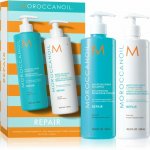 Moroccanoil Repair Moroccanoil Repair Moisture Repair šampon pro poškozené, chemicky ošetřené vlasy 500 ml + Moroccanoil Repair Moisture Repair kondicionér pro poškozené, chemicky ošetřené vlasy 500 m – Zboží Mobilmania