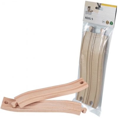 Babu vláčky Kolej S 22,5cm, 2ks – Zboží Mobilmania