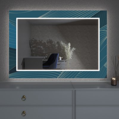 Artalo LED zrcadlo s dekorem D23 50 x 50 cm – Hledejceny.cz