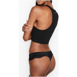 Victoria's Secret dámská tanga Lace Shimmer černé