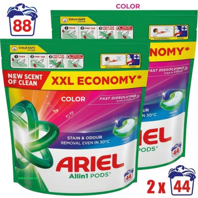 Ariel Color All in 1 gelové kapsle 2 x 44 PD – Zboží Mobilmania