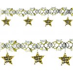 Girlanda HAPPY NEW YEAR zlatá – Sleviste.cz