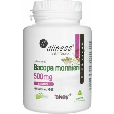Aliness Bacopa Monnieri 500 mg 100 veg. kapslí – Hledejceny.cz