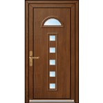 OknaDvereNaMiru.cz Vchodové dveře 3D Cleopatra 1 ořech 90 x 205 cm – Zboží Mobilmania