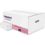 Harmony Professional Z-Z ručníky 2 vrstvé bílé 157 ks x 20 bal – Zboží Dáma