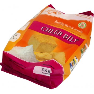 Jizerka Směs na bezlepkový chléb bílý 0,5 kg – Zboží Dáma