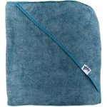 Kikko BIO bavlněná froté osuška s kapucí XKKO Organic 90x90 Baby Blue Stars – Hledejceny.cz