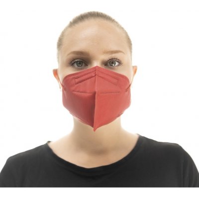Nanolion Mask 5 ks Český ultratenký Nano respirátor supreme protection FFP2 Bordo – Hledejceny.cz