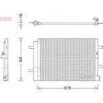 Kondenzátor klimatizace DENSO DCN02026