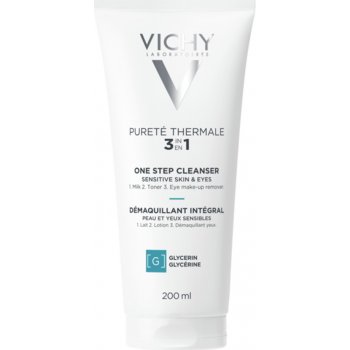 Vichy Pureté Thermale odličovač 3v1 (Démaquillant Intégral peaux sensibles) 200 ml