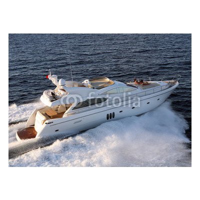 Weblux 61618537 Samolepka fólie motor yacht motorová jachta člun rozměry 100 x 73 cm – Zbozi.Blesk.cz