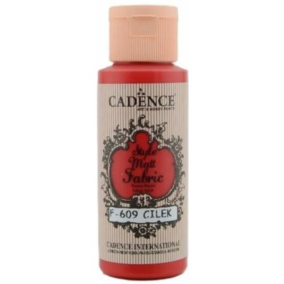 Cadence barva na textil 59 ml červená – Hledejceny.cz