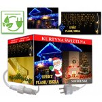 SVĚTELNÝ ZÁVĚS SOPLE 500 LED VENKOVNÍ MODRÝ + FLASH – Hledejceny.cz