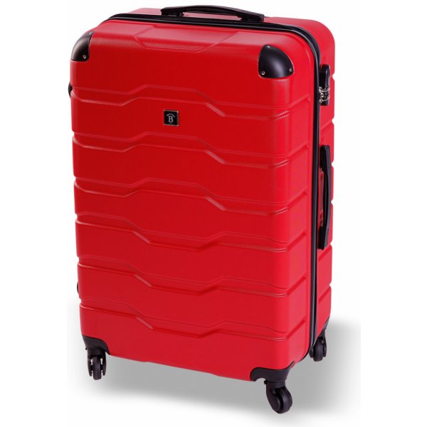 Cestovní kufr BERTOO Firenze červená 75x50x30 cm 112 l