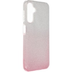 Pouzdro Forcell SHINING SAMSUNG Galaxy A14 5G transparent/růžové