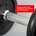 MAXXIVA Sada litinových činek, 2 x 10 kg – Zboží Dáma