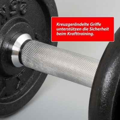 MAXXIVA Sada litinových činek, 2 x 10 kg – Zboží Dáma