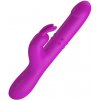 Vibrátor Pretty Love Reese with Rotating Beads and Thrusting Purple