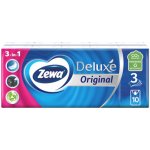 Zewa Deluxe Standard papírové kapesníčky 3-vrstvé 10 ks – Zboží Dáma