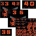 nálepky na vidliici a tlumič velká sada FOX CUSTOM Factory – Hledejceny.cz