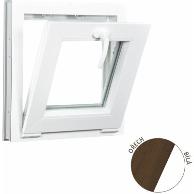 ALUPLAST Sklopné ořech/bílé 50x50 – HobbyKompas.cz