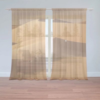 Záclony Písečné duny: 2 ks - 150x250 cm - Sablio – Hledejceny.cz