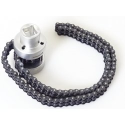 Klíč na olejové filtry s dvojitým řetězem 1/2", rozsah 73 - 170 mm -  QUATROS QS60603 olejový filtr pro automobily - Nejlepší Ceny.cz