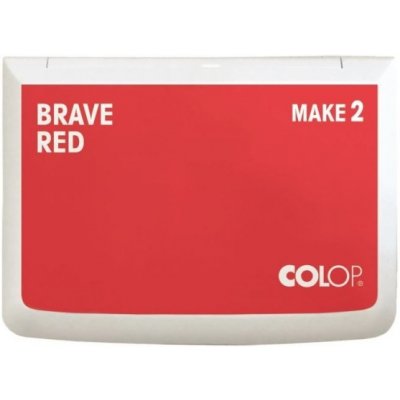 Colop Inkoustový polštářek Make 2 11 x 7 cm brave red – Hledejceny.cz