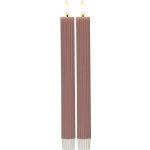 Star trading 2x LED dekorační svíčka FLAMME STRIPE V.25 cm růžová – Hledejceny.cz