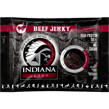 Indiana Beef Jerky Hot & Sweet 100 g