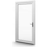 Aluplast jednokřídlové hlavní vchodové dveře bílé celoprosklené Levé 100 x 210 cm – Hledejceny.cz