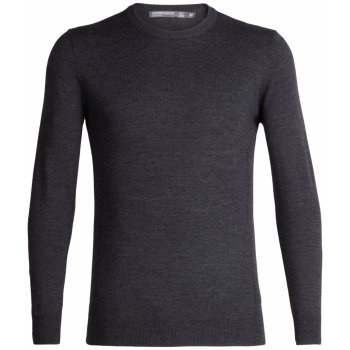 ICEBREAKER Mens Shearer V Sweater CHAR HTHR