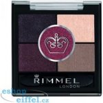 Rimmel Glam Eyes HD 5-Colour Eye Shadow 022 Brixton Brown 3,8 g – Zboží Dáma