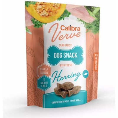 Calibra Dog Verve Semi-Moist Snack Fresh Herring 150 g – Zboží Dáma