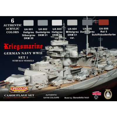 LifeColor set barev CS09 german navy wwii 1 kriegsmarine – Hledejceny.cz