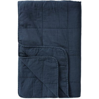 Ib Laursen Prošívaný přehoz Indigo 130 x 180 cm, modrá – Zboží Dáma Ib Laursen Prošívaný přehoz Indigo 130 x 180 cm, modrá – Zboží Dáma