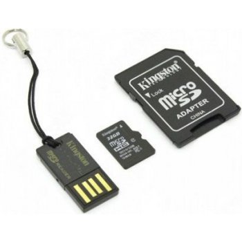 Kingston microSDHC 32 GB Mobility Kit G2 class 10 + čtečka MBLY10G2/32GB