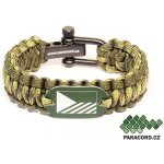 Paracord Náramek AČR vlajka zelená – Zboží Mobilmania