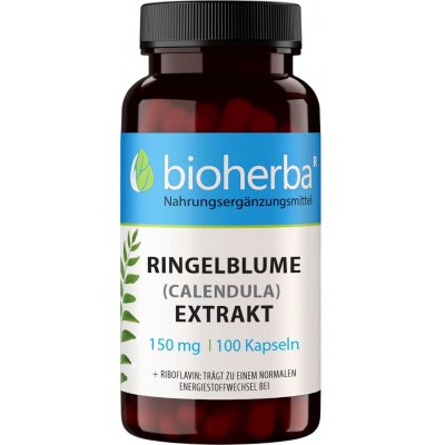 Bioherba Extrakt z měsíčku lékařského (Calendula) 150 mg 100 kapslí – Hledejceny.cz