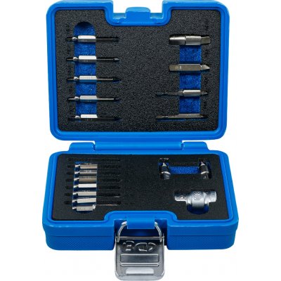 BGS 9173-1, Sada pro povolení poškozených šroubů | pro vnitřní šestihran 1,5 - 10 mm / T-profil (pro Torx) | T10 - T55 | 19dílná – Hledejceny.cz