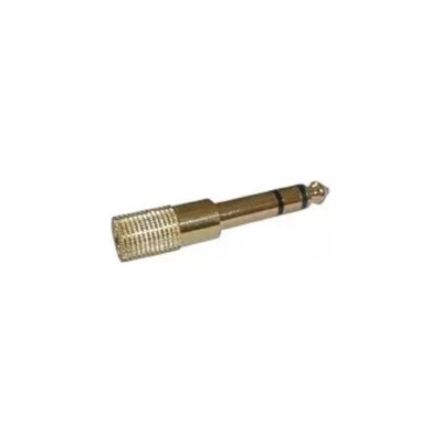 Redukce zásuvka Jack 3.5 stereo/ 6.3 stereo zástrčka nikl-plast – Hledejceny.cz