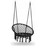 Sofotel Závěsné zahradní křeslo BOHO Černá houpačka – Zboží Mobilmania