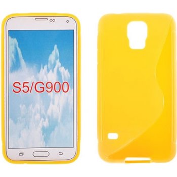 Pouzdro S-CasE Samsung G900 Galaxy S5 žluté