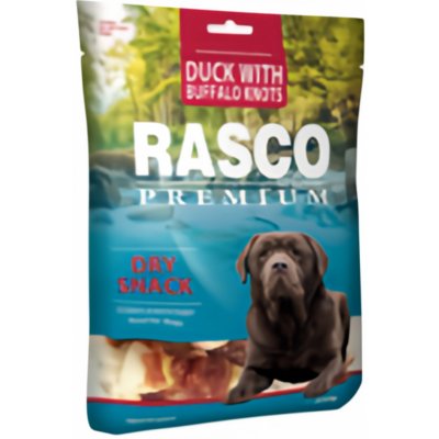 Rasco Premium Bůvolí uzlíky s kachním masem pro psy 230 g – Hledejceny.cz