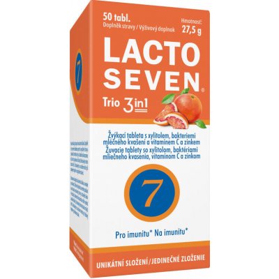 Vitabalans Lacto Seven Trio 3in1 50 tablet – Hledejceny.cz