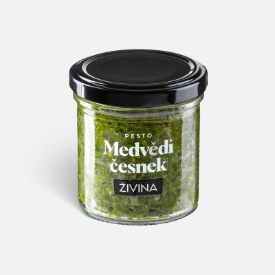 ŽIVINA Pesto Medvědí česnek na těstoviny, do salátů či polévek 140 g – Hledejceny.cz