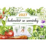 Měsíční plánovací se semínky 30 x 21 cm 2027 – Hledejceny.cz