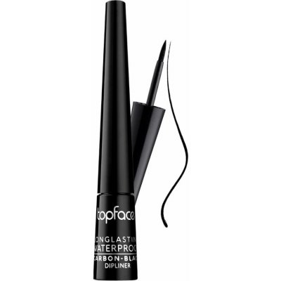Topface dlouhodržící voděodolná linka na oči Carbon Black 2,5 ml – Sleviste.cz
