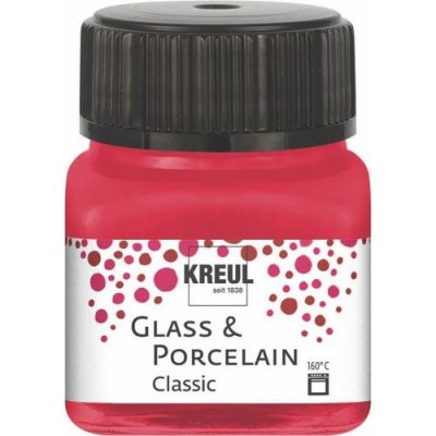 Kreul Barva na sklo a porcelán classic 20 ml KARMÍNOVÁ – Zboží Mobilmania