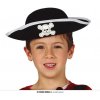 Dětský karnevalový kostým Pirátský klobouk filcový